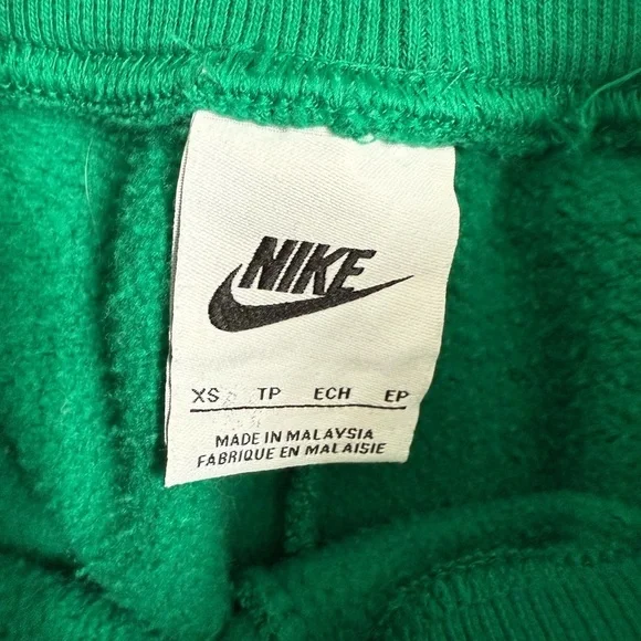 Nike green retro wide leg sweat pants Sz XS - Picture 6 of 9